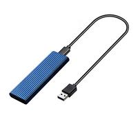 Nettoppo M2 SSD Case NVME Enclosure M.2 to USB SSD Adapter for NVME PCIE NGFF M+B Key 2230/2242/2260/2280 Dual Protocol(C)