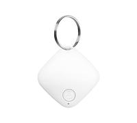 Nettoppo Mini GPS Tracker Bluetooth Anti-Lost Device Key Pet Mobile Phone Anti-Lost Device Smart Locator White