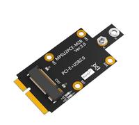 Nettoppo Mini M.2 Key B to PCI-E Adapter with Dual NANO SIM Card Slot for 3G/4G/5G Module Easy to Use