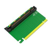 Nettoppo PCI-E 16X 3.0 90 Degree Reverse Male to Female Riser Card for 2U Server (Installation Direction Towards CPU)