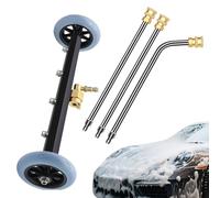 Nettoyeur De Dessous De Voiture Balai Hydraulique De Lavage Sous Caisse 40 cm Pulvérisateur Haute Pression Puissant Pour Camion Garage Atelier Allée Véhicule Utilisation Extérieure