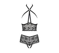 Nettsy 2-Piece Open Cup Bra Set