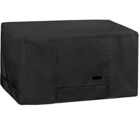 NettyPro Deck Box Cover, Fade Resistant Outdoor Patio Waterproof Storage Box Bench Cover, 50 x 21 x 23 inch, Black