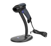 NETUM 2D Barcode Scanner with Stand USB 2.0 Wired QR Code Imager Automatic Barcode Reader Handhold Scanner Gun with USB Cable for Laptops, Computers, Cashier, POS -M5S