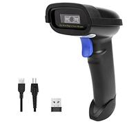 NETUM NT-1228BC Bluetooth CCD Barcode Scanner Handheld USB Wireless 1D Bar Codes Imager for Mobile Payment Computer Screen Scan Supports iOS & Android