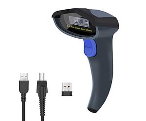 NETUM Wireless Barcode Scanner Handheld CCD Bar Code Reader(2.4GHz Wireless & USB2.0 Wired) Bar-code Handheld Scanner,Supports for MAC, Window PC, laptops NT-W6