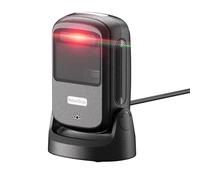 NetumScan Automatic Hands-Free Desktop Barcode Scanner, 1M CMOS Sensor Omnidirectional USB Wired 1D 2D Barcode Reader for Warehouse, Supermarket, Retail Store, Bookstore Pos System Mall Business