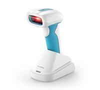 NetumScan Industrial 2D QR Barcode Scanner IP67 Waterproof Shockproof, 2600mAh, Handsfree Auto-Scan for Warehouse/Retail/Libraries/Supermarkets, Compatible with iOS Android Windows