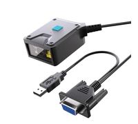 NetumScan Industrial Fixed Mount 2D Barcode Reader RS232 DB9 QR Scan Engine | CMOS Decode, Auto Induction Scan, Rugged ABS, QR/Data Matrix, Wide Light Tolerance for Self-Service, ATM & Assembly Lines
