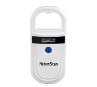 NetumScan Pet Microchip Reader Scanner, 256 Data Storage Pet Chip ID Tag Scanner Rechargeable Handheld Animal Scanner with Stable OLED Display for ISO 11784/11785,FDX-B and ID64 RFID EMID DJ-180C