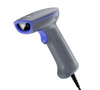 NetumScan Wired Barcode Scanner 2D 1D | Handheld Bar Code Reader with Heavy Duty TPU Anti-Drop Grip CMOS Screen Scanning for Warehouse Industrial Logistic