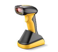 NetumScan Wireless Bluetooth 1D/2D Barcode Scanner Industrial-Grade IP67 Waterproof&7M Drop Resistant, 2600mAh Battery with Charging Dock Compatible with POS, PC, iPhone, Android for Retail, Warehouse