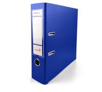 Netuno 1 Binder Blue A4 Spine 8 cm 3.15in Extra Wide Cardboard File Organizer for Office School Desk Storage documents Strong Stable Large Capacity Practical