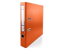 Netuno 1 Binder Orange A4 Spine 5 cm 1.97 in Extra Wide Cardboard File Organizer for Office School Desk Storage documents Strong Stable Large Capacity Practical