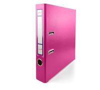 Netuno 1 Binder Pink A4 Spine 5 cm 1.97 in Extra Wide Cardboard File Organizer for Office School Desk Storage documents Strong Stable Large Capacity Practical