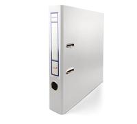 Netuno 1 Binder White A4 Spine 5 cm 1.97 in Extra Wide Cardboard File Organizer for Office School Desk Storage documents Strong Stable Large Capacity Practical