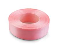 Netuno 1 Roll Blush Pink Satin Ribbon 25 mm x 32 m 0.98 in x 1260 in for Wrapping Crafts Wedding Birthday Christening Scrapbooking Christmas Cards DIY