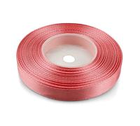 Netuno 1 Roll Dark Coral Satin Ribbon 12 mm x 32 m 0.47 in x 1260 in for Wrapping Crafts Wedding Birthday Christening Scrapbooking Christmas Cards DIY