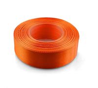 Netuno 1 Roll Dark Orange Satin Ribbon 25 mm x 32 m 0.98 in x 1260 in for Wrapping Crafts Wedding Birthday Christening Scrapbooking Christmas Cards DIY