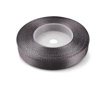 Netuno 1 Roll Gray Satin Ribbon 12 mm x 32 m 0.47 in x 1260 in for Wrapping Crafts Wedding Birthday Christening Scrapbooking Christmas Cards DIY