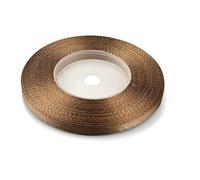 Netuno 1 Roll Light Brown Ribbon 6 mm x 32 m 0.24 in x 1260 in for Wrapping Crafts Wedding Birthday Christening Scrapbooking Christmas Cards DIY