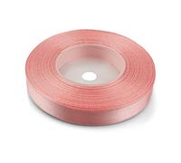Netuno 1 Roll Light Coral Satin Ribbon 12 mm x 32 m 0.47 in x 1260 in for Wrapping Crafts Wedding Birthday Christening Scrapbooking Christmas Cards DIY