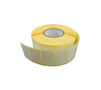 Netuno 1 roll of white thermal labels 32x20 mm 1.26x0.8 in 2000 pieces self-adhesive paper labels for thermal printing labelling packages barcodes address shipping package label blank perforated label