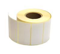 Netuno 1 roll of White Thermal Labels 60x30 mm 2.4x1.2 in 1000 Pieces self-Adhesive Paper Labels for Thermal Printing Labelling Packages barcodes Address Shipping Package Label Blank Perforated Label