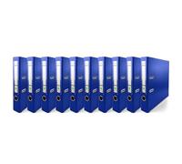 Netuno 10 Binder Blue A4 Spine 5 cm 1.97 in Extra Wide Cardboard File Organizer for Office School Desk Storage documents Strong Stable Large Capacity Practical