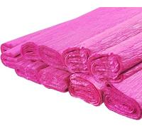 Netuno 10 Pieces of Light Pink Crepe Paper roll 50 cm 19.69 in x 200 cm 78.74 in Vibrant Textured Craft Wrapping Material for Decoration Flowers School Party DIY