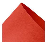Netuno 10 Sheets red cardstock A4 210x297mm one Side Felt Textured | 220g Prisma Scarlatto · dyed through the mass · professional finish · ideal for dry techniques · foldable and embossable