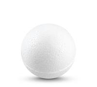 Netuno 10 white polystyrene balls 4 cm 1.57 in foam craft spheres DIY Christmas ornaments handmade decorations