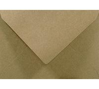 Netuno 100 Brown Kraft envelopes C6 114 x 162 mm 4.5 x 6.4 in 100gsm Natural Kraft Paper Envelope Recycled Envelope Vintage envelopes for Greeting Cards Christmas Cards Wedding Invitations Birthdays