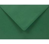 Netuno 100 Dark Green Coloured envelopes B6 125 x 175 mm 4.9 x 6.9 in 115gsm Sirio Color Foglia Pointed Flap Colourful envelopes for Greeting Cards Christmas Cards Wedding Invitations Birthdays