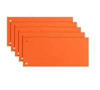 Netuno 100 Folder Dividers Orange Cardboard Dividers A4 Perforated