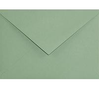 Netuno 100 Green Coloured envelopes C6 114 x 162 mm 4.5 x 6.4 in 120gsm Keaykolour Matcha Tea Natural Paper Elegant eco envelopes for Letters Greeting acards Postcards Wedding Invitations Birthdays