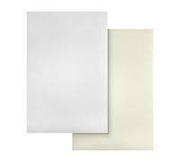 Netuno 100 Laid Paper A4 297x210mm 8.3x11.7in 120gsm Aster Laid 50x White & 50 Ivory Elegant Ribbed Paper Textured Decorative Cardboard for certificates Weddings Invitations Anniversaries Diplomas