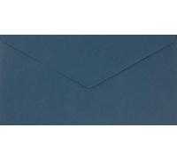 Netuno 100 long blue coloured envelopes DIN DL 110x220mm 4.33x8.66 inches 115gsm Sirio Color Blu gummed pointed flap no window for wedding invitations Christmas greeting cards letter brochure leaflets