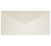 Netuno 100 Long Cream Pearl envelopes DL 110 x 220 mm 4.33 x 8.66 in 120gsm Aster Metallic Cream Long Pearlescent Envelope Shimmer envelopes for Wedding Invitations Letters Flyers Business Cards