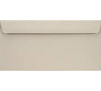 Netuno 100 Long Light Grey envelopes DL 110 x 220 mm 4.33 x 8.66 in 90gsm Burano Grigio Invitation Envelope Elegant Colourful envelopes for Weddings Christmas Birthdays Greeting Cards Postcards