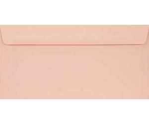 Netuno 100 Long Light Pink envelopes DL 110 x 220 mm 4.33 x 8.66 in 90gsm Burano Rosa Invitation Envelope Elegant Colourful envelopes for Weddings Christmas Birthdays Greeting Cards Postcards