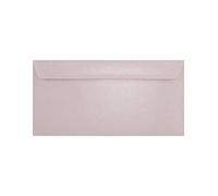 Netuno 100 long rose gold pearlescent envelopes DIN DL 110x220mm 4.33x8.66″ 125gsm Sirio Pearl Rose Gold peel&seal square flap no window shimmer metallic for wedding invitation greeting menu Christmas