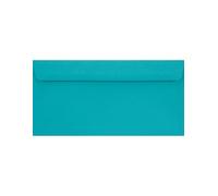 Netuno 100 Long Turquoise envelopes DL 110 x 220 mm 4.33 x 8.66 in 115gsm Sirio Color Turchese Elegant Coloured envelopes for Wedding Invitations Birthday Christmas Special Occasions Greetings Cards