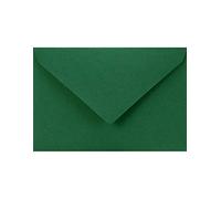 Netuno 100 mini dark green coloured envelopes DIN C7 85x120mm 3.19x4.49 inches 115gsm Sirio Color Foglia gummed pointed flap no window for invitations card money coin seeds jewellery buttons vignettes