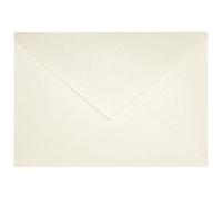 Netuno 100 pearlescent cream envelopes DIN C6 114x162mm 4.49x6.39 inches 120gsm Aster Metallic Cream gummed pointed flap no window for invitation wedding Christmas birthday greeting cards invites RSVP