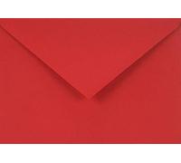 Netuno 100 red Coloured envelopes DIN C6 114x162mm 4.49x6.39 inches 115gsm Sirio Color Lampone Pointed gummed Flap no Window for Wedding Invitations Birthday Greeting Cards Flyers Christmas vouchers