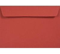 Netuno 100 red envelopes C6 114 x 162 mm 4.5 x 6.4 inches 120gsm Kreative Ruby Colourful envelopes for Wedding Invitations Greeting Cards Coloured envelopes Recycled Paper eco-Friendly envelopes