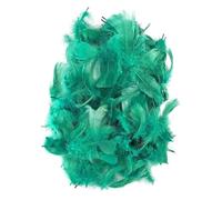 Netuno 150 Decorative Feathers Dark Turquoise 10g Craft Feathers for DIY Crafting Decoration Easter Christmas Decorative Figure