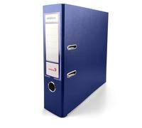 Netuno 1x Binder Dark Blue A4 Spine 8cm 3.15in Extra Wide Cardboard File Organizer for Office School Desk Storage documents Strong Stable Large Capacity Practical