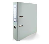 Netuno 1x Binder Pastel Blue Glossy A4 Spine 7,5cm 2.95in Extra Wide Cardboard File Organizer for Office School Desk Storage documents Strong Stable Large Capacity Practical